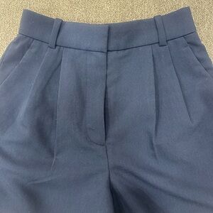 Abercrombie & Fitch Dark Blue Trouser shorts